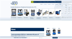 Desktop Screenshot of gddinstrumentation.com